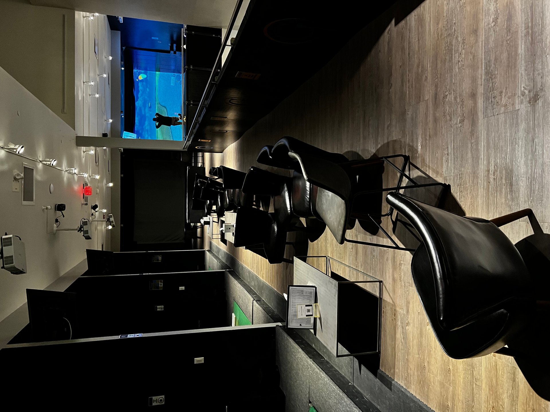 Clean modern office space